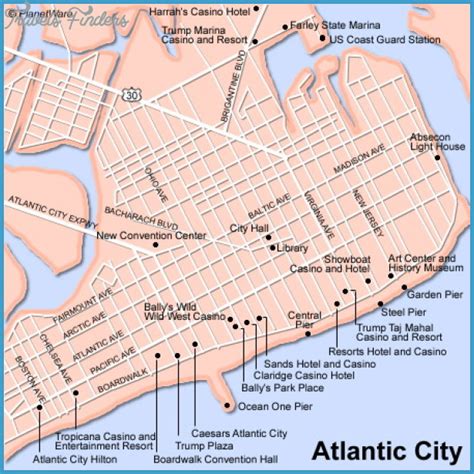 atlantic city casinos map|atlantic city boardwalk map attractions.